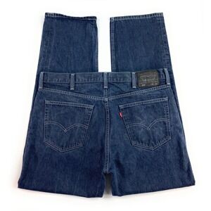 Levi's Men's 562 Button Fly Loose Taper 100% Cotton Denim Blue Jeans 38x34